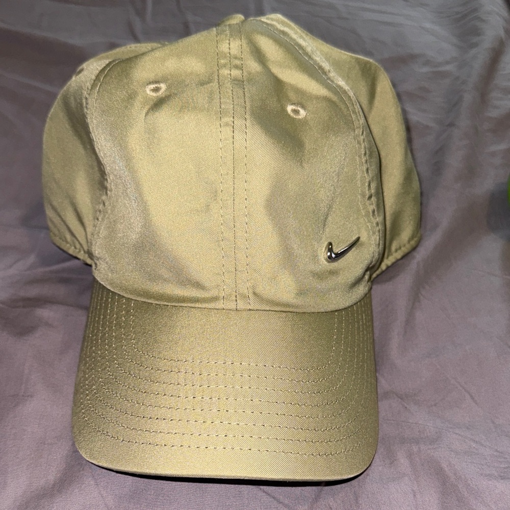 Nike Olive Tone Swoosh Cap